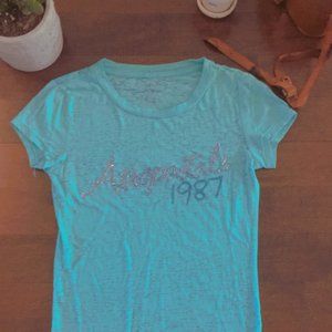 Blue Aeropostale Top